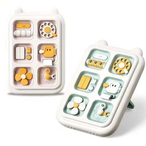 6 in 1 Multifunctional Busy Board, Montessori Toy For Kids