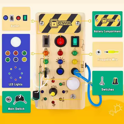 LED Light Switch Control Busy Board