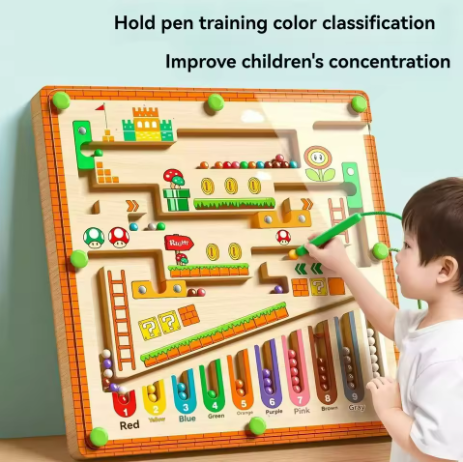 Magnetic Maze Baby Concentration Training, Writing Logic Thinking